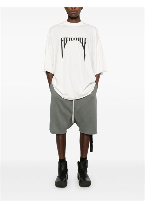 Bermuda con coulisse in grigio Rick Owens DRKSHWD - uomo RICK OWENS DRKSHDW | DU02D2380FP88